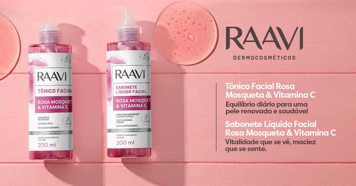 Sabonete e Tônico de Rosa Mosqueta e Vitamina C