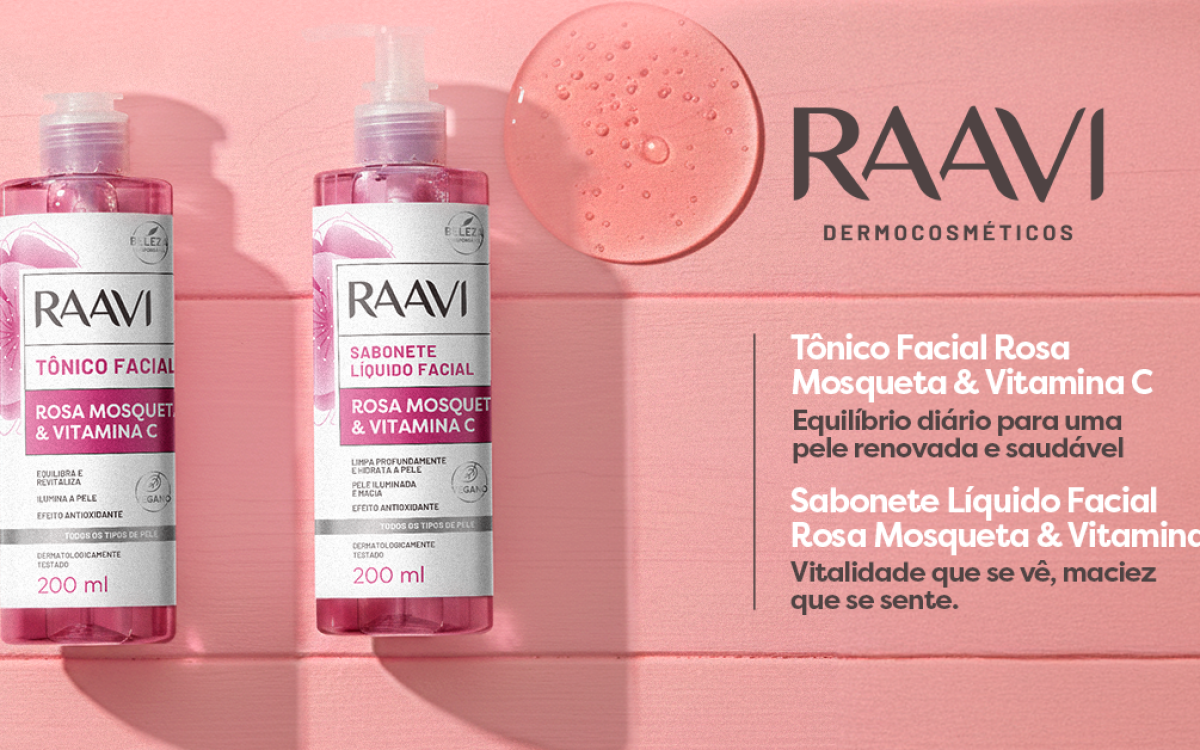 Sabonete e Tônico de Rosa Mosqueta e Vitamina C