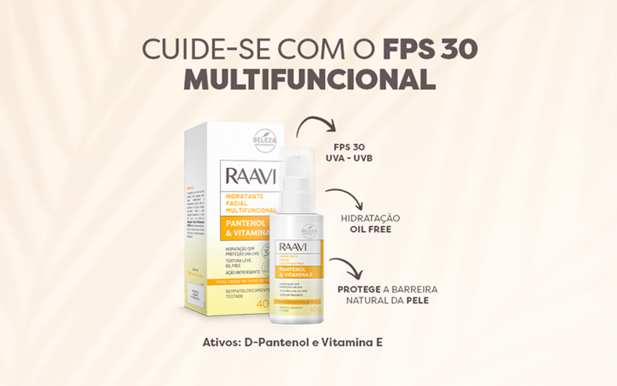 Benefícios Incríveis do Protetor Hidratante Multifuncional FPS 30: